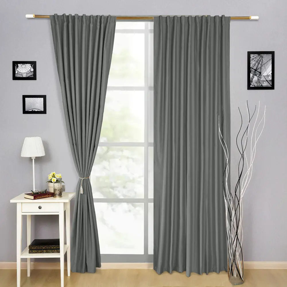 Santreyd Blackout - ткань для штор графитовая 280 см светонепроницаемая 89353514 STLM-1023545 - Вид №2