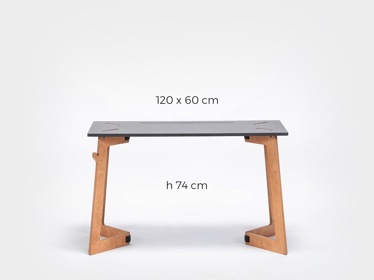 Прямоугольный рабочий стол с системой люверсов Esposit Karya ARCH-00030692 - Вид №4