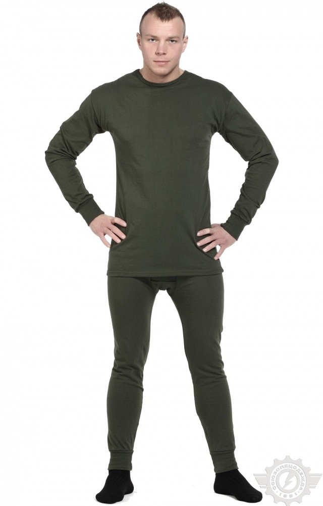 63139 Нательное белье оливковое  Толстовки, рубашки, футболки, тенниски размер 56-58 Спецодежда  - Вид №5