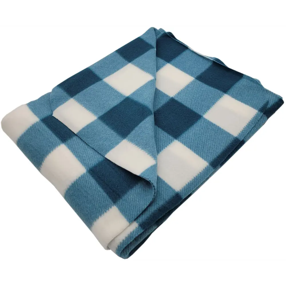 Плед Windsor 130x170 см флис цвет бирюзовый Ardenza STLM-2056728