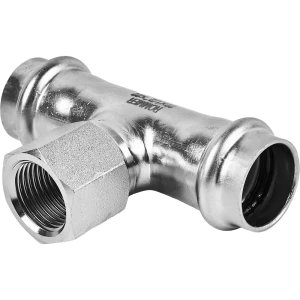 Тройник переходной Rommer 1/2"x22 мм ВПр-ВР нержавеющая сталь 88011342 STLM-2003219