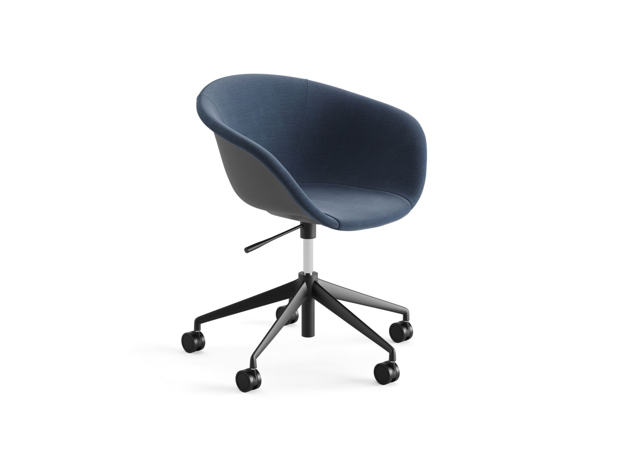 5-спицевое частично покрытое кресло с колесами Arper Duna 02 ARCH-00136880 - Вид №1