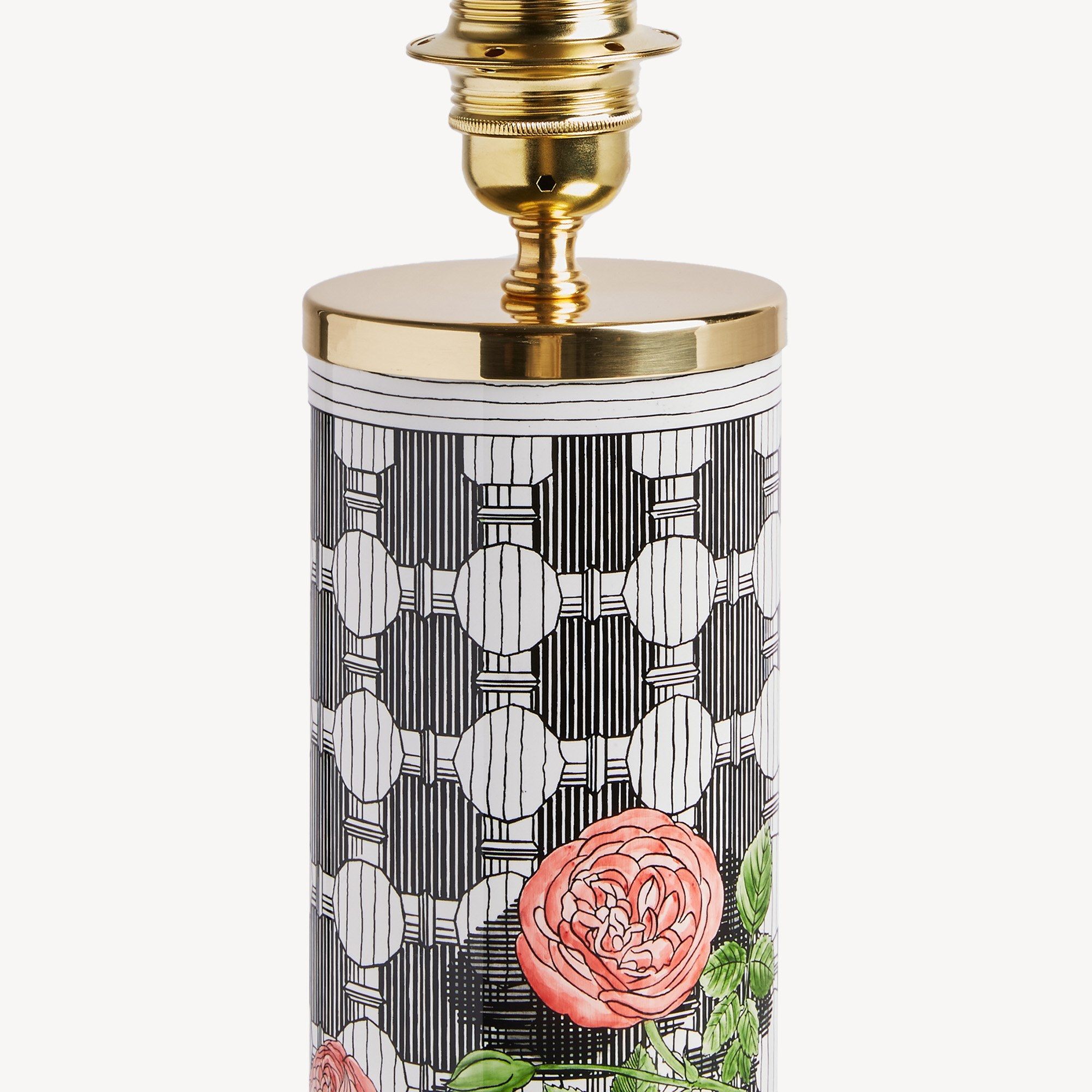 Металлическая настольная лампа Fornasetti Musciarabia con rose ARCH-00096460 - Вид №3