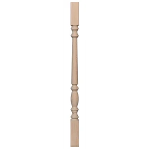 Santreyd Балясина из бука Пять колец для лестниц 50×50×900 мм 84795866