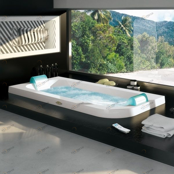 Ванна с гидромассажем "HYDRO TOP" Aquasoul Doubble встроенная 9443-473 Sx Jacuzzi 9443473SX