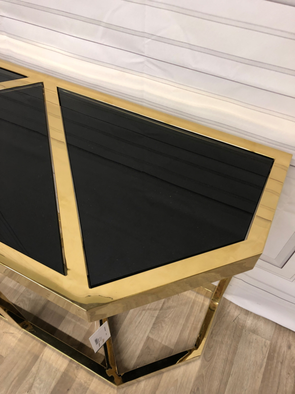 Консоль золотая с черной столешницей Benoit от Eichholtz EICHHOLTZ EICHHOLTZ 060964 Золото  - Вид №3