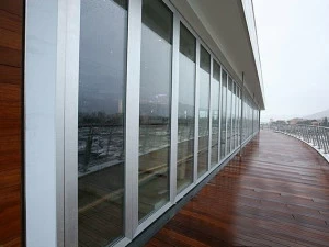 ANAUNIA Подвижные звуконепроницаемые стеклянные стены для улицы