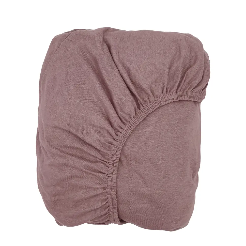 Простыня 200x200 см трикотаж на резинке цвет розовый Ardenza STLM-2070744