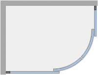 Душевое ограждение Ambassador Queen 11011103L (1200x800x2000), 2 места - Вид №7