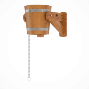 145 Обливное устройство из дуба 12 литров (дуб натуральный) Alyarus