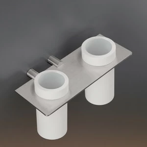 Полка с двойным держателем Delrin® зубных щеток  MEN09 CEADESIGN