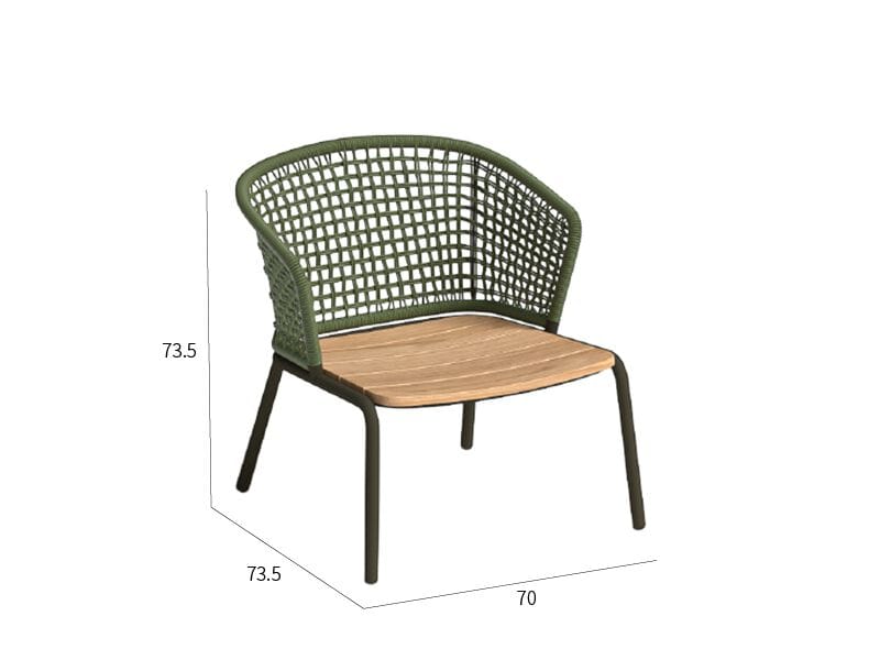 Стул для сада из тикового дерева VINEKO Abrazo ARCH-00042918 - Вид №6