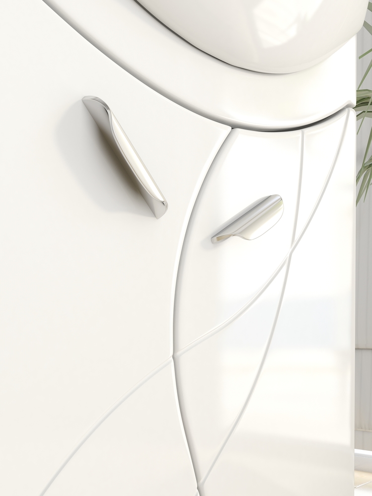 Тумба с раковиной Faina 1-600 (Балтика)600⨉270⨉830 мм белый Santreyd sun-id-665220 - Вид №2