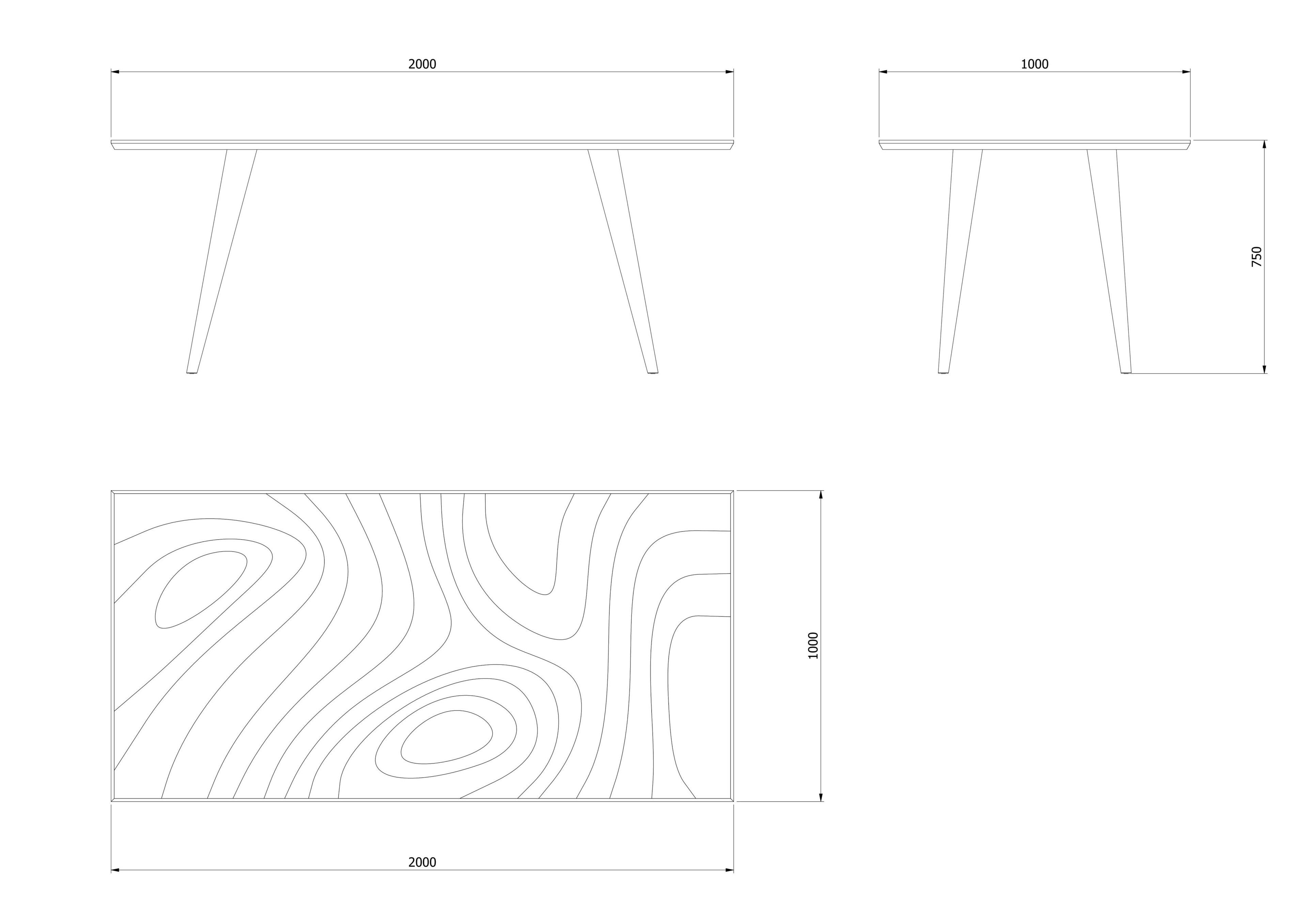 Деревянный обеденный стол с столешницей из PaperStone® Agon Essence RE-WOOD ARCH-00143739 - Вид №7