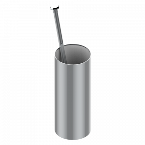 G7D-4700 Стакан напольный и щётка для унитаза Thg-paris Saint Germain с рукоятками Хром