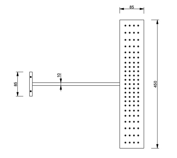 Регулируемая насадка для душа из нержавеющей стали Fantini Rubinetti O-xy ARCH-00030089 - Вид №3