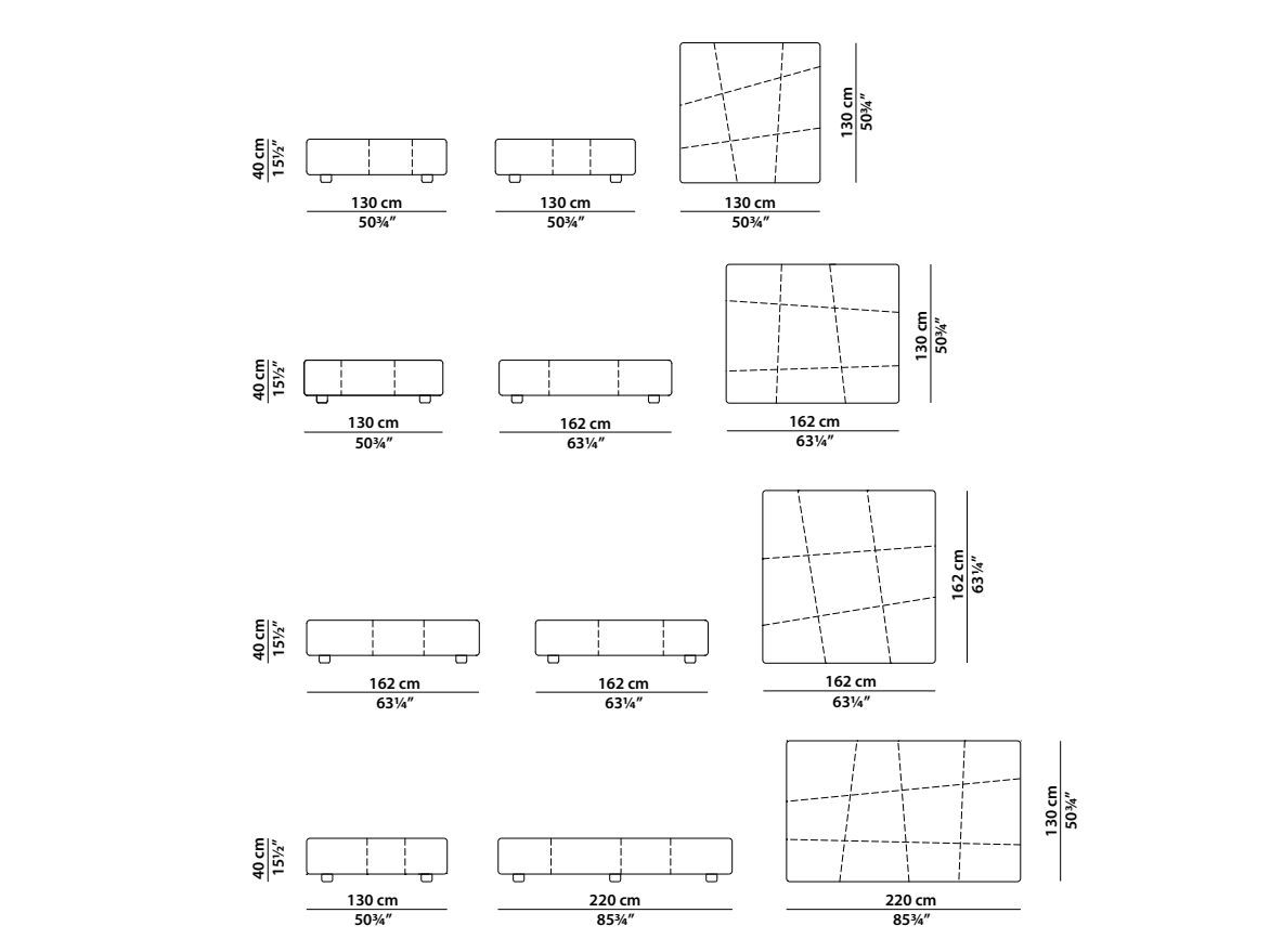 Тканевый модульный садовый диван Baxter Panama Bold ARCH-00063980 - Вид №6