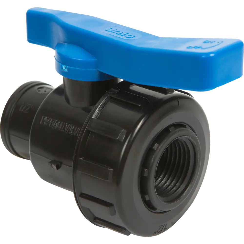 Кран ПНД 1/2"х1/2" внутренняя резьба полиэтилен UNIO STLM-2095844 - Вид №3