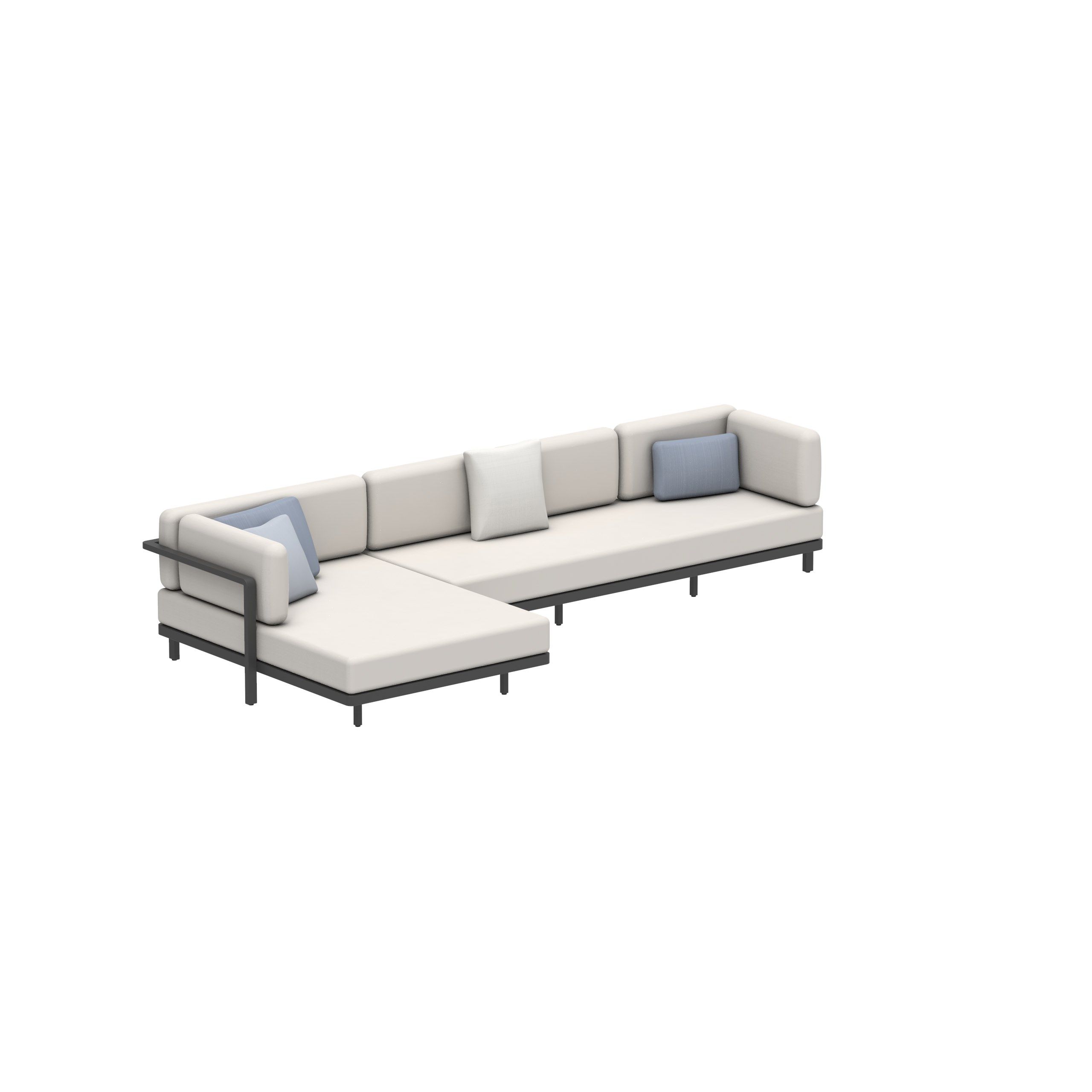 Модульный садовый диван Batyline® с полуостровом Royal Botania Alura Lounge ARCH-00001610 - Вид №12