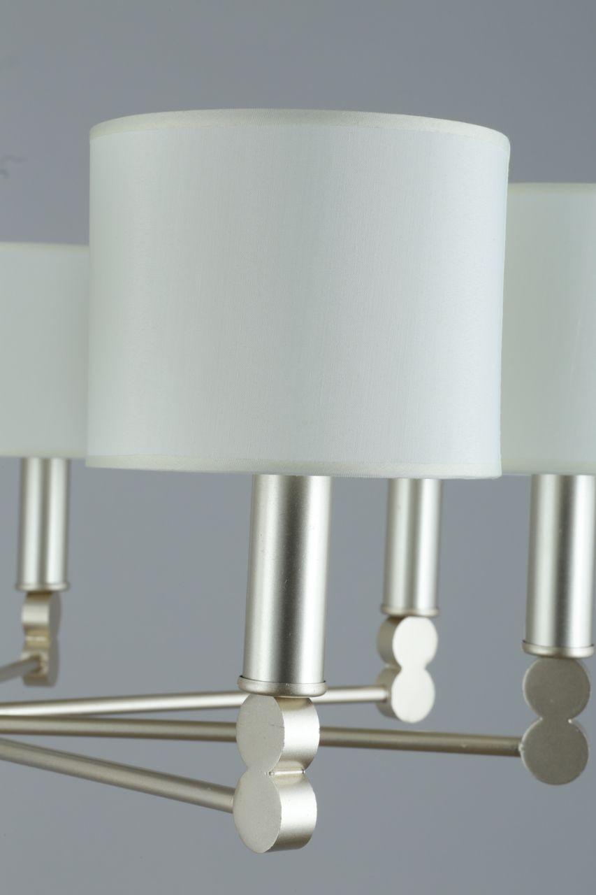 Подвесная люстра Omnilux Scario OML-64513-08 белая OMNILUX ДИЗАЙНЕРСКИЕ, SCARIO 279949 Белый  - Вид №1