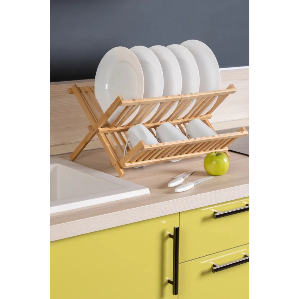 Сушилка для посуды BAO 44.5x40x26 см бамбук Santreyd STLM-2051699 - Вид №1