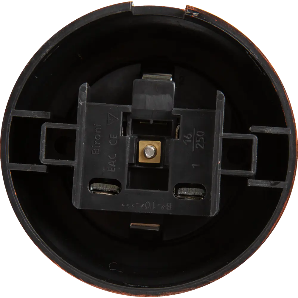 Розетка Electraline с заземлением цвет медный век Ретро STLM-2196473 - Вид №2