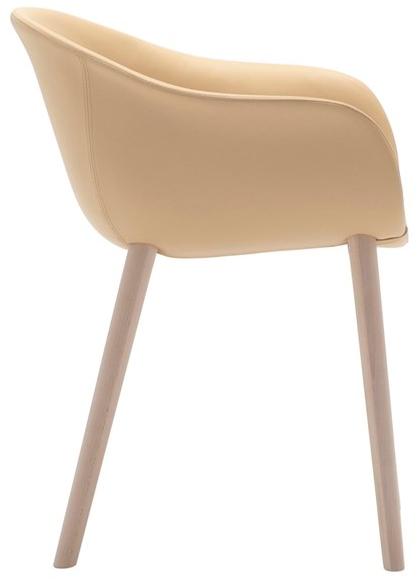 Andreu World Мягкое кожаное кресло с подлокотниками Next So0497 - Вид №2