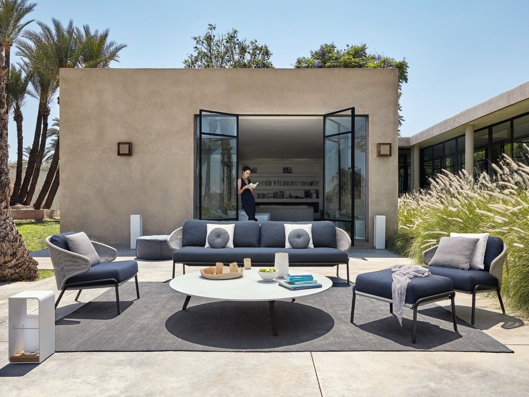 3-местный веревочный садовый диван MANUTTI Radoc ARCH-00007960