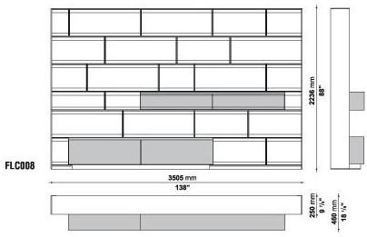 B&B Italia Модульный открытый книжный шкаф Flat.c sun-id-1463765 - Вид №27