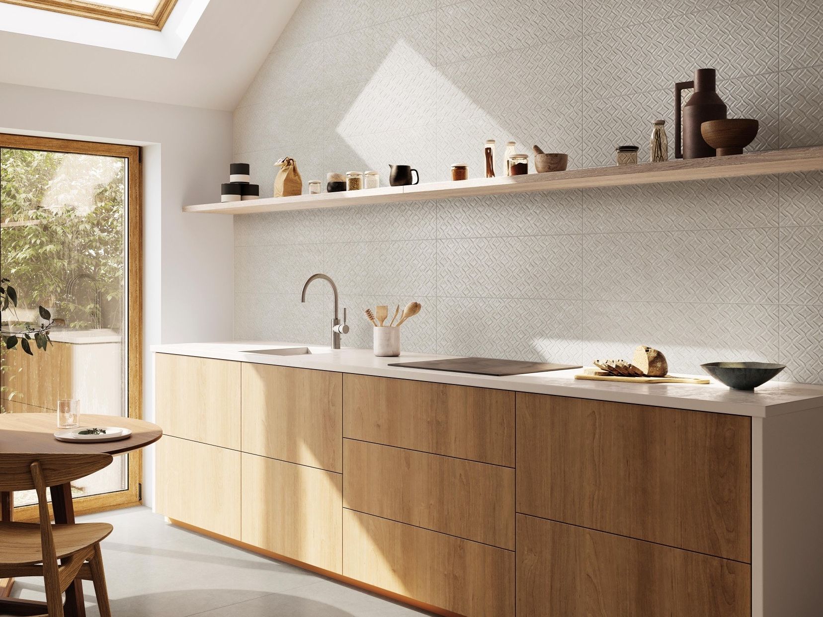 Плитка с трехмерной поверхностью из керамогранита FAP ceramiche Sheer ARCH-00011965 - Вид №3