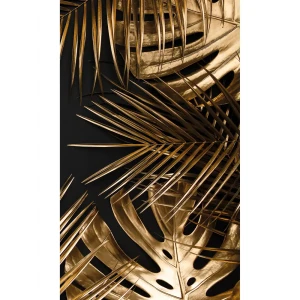 Картина на стекле "Золотая пальма 2" 30x50 см 82882472 STLM-2120749