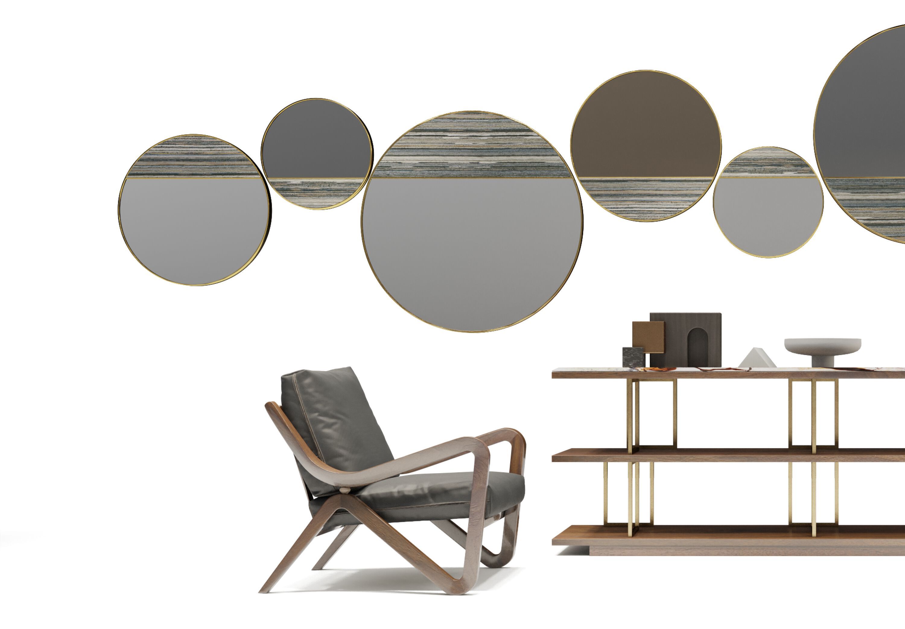 Кожаное кресло с подлокотниками Borzalino TAYLOR ARCH-00028159 - Вид №15