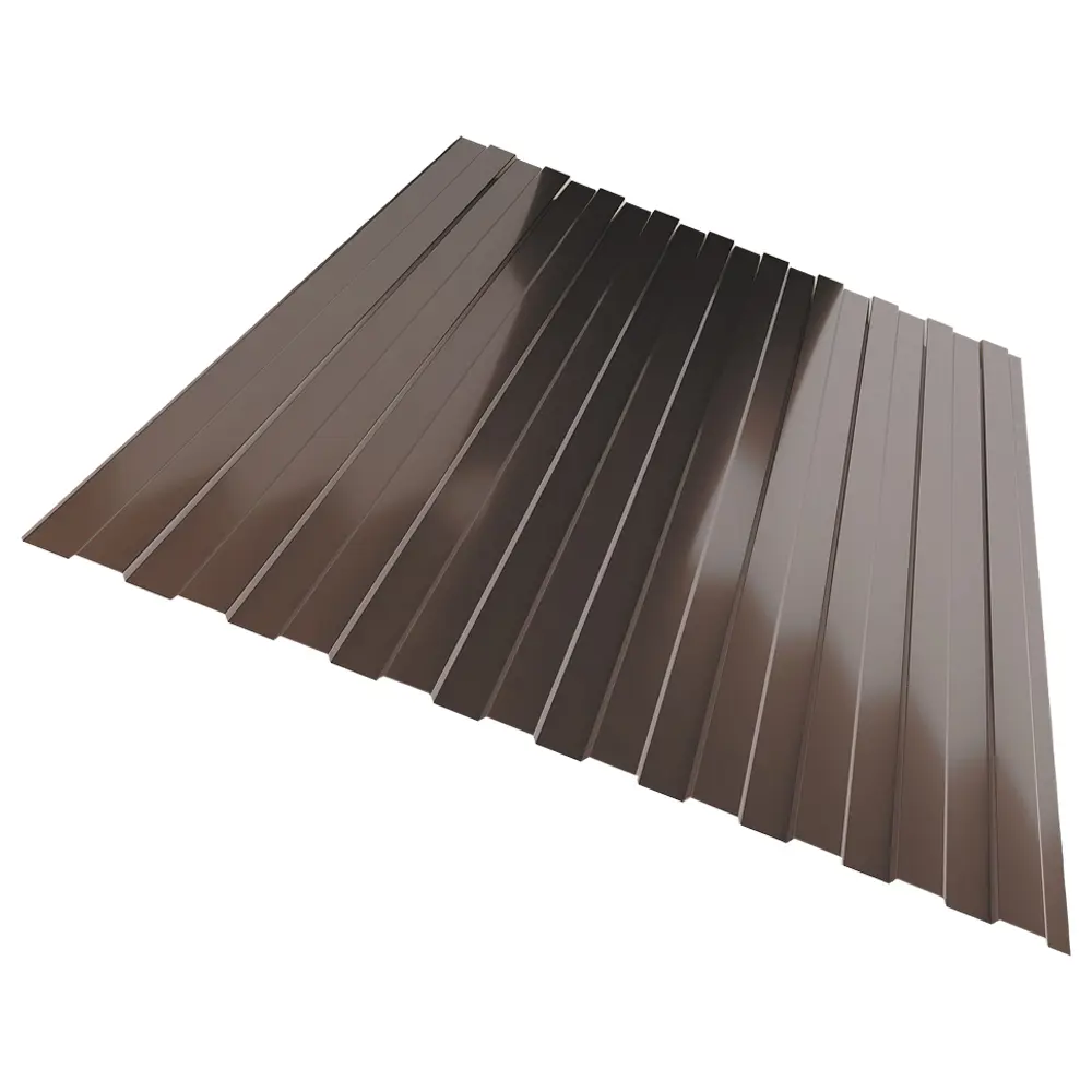 Профнастил С8 0.3 мм 1185x1500 мм RAL 8017 коричневый Santreyd STLM-2118977 - Вид №1