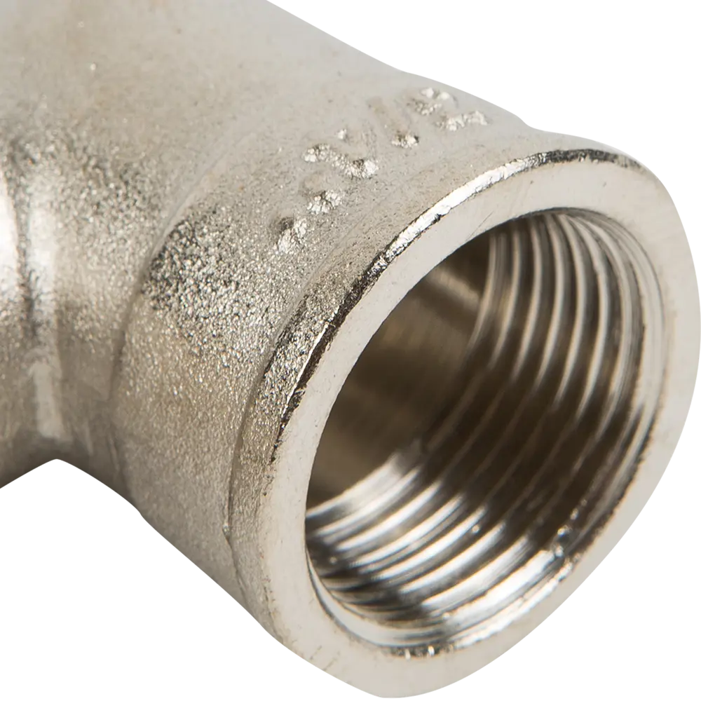 Угол Valtec, внутренняя-наружная резьба, 3/4"  никелированная латунь STLM-2064044 - Вид №2