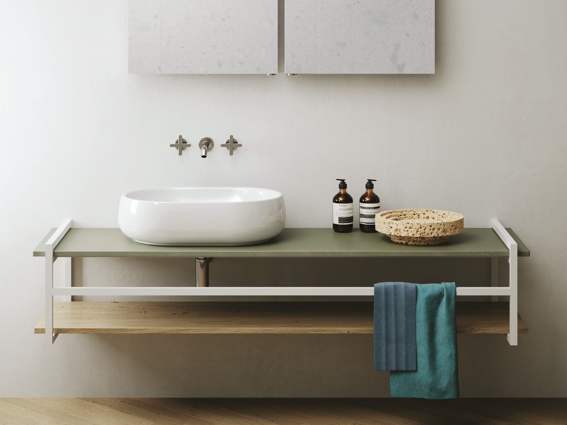 Керамическая полка для ванной комнаты Azzurra Ceramica MISURA ARCH-00100376 - Вид №9