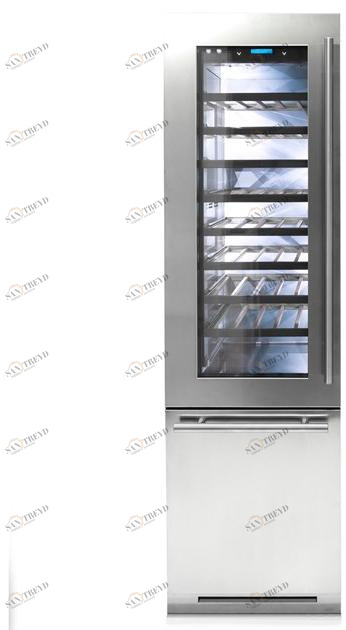 FHIABA Подвал / ветчина со стеклянной дверью Brilliance Bki5990twt