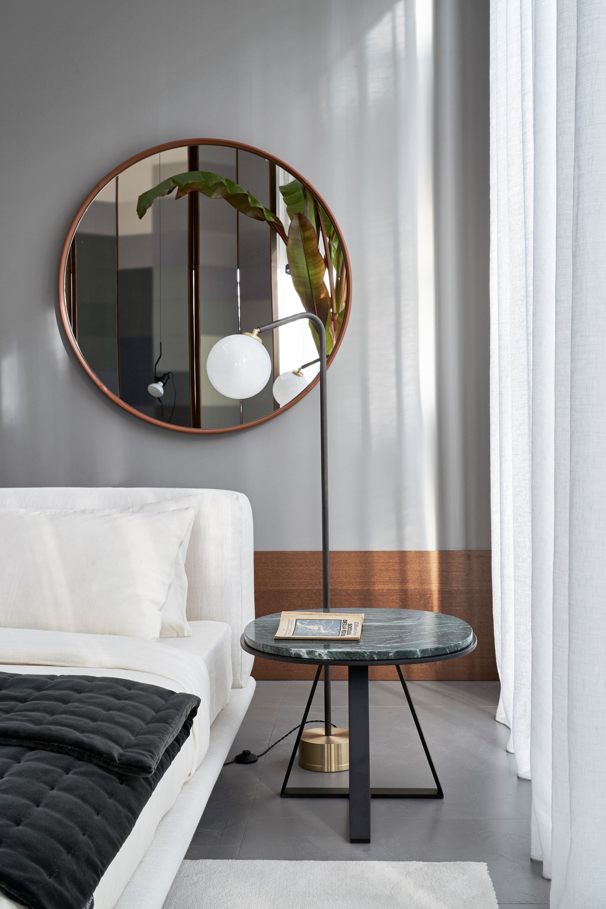 Мраморный круглый журнальный столик Meridiani Edition Shine ARCH-00094907 - Вид №5