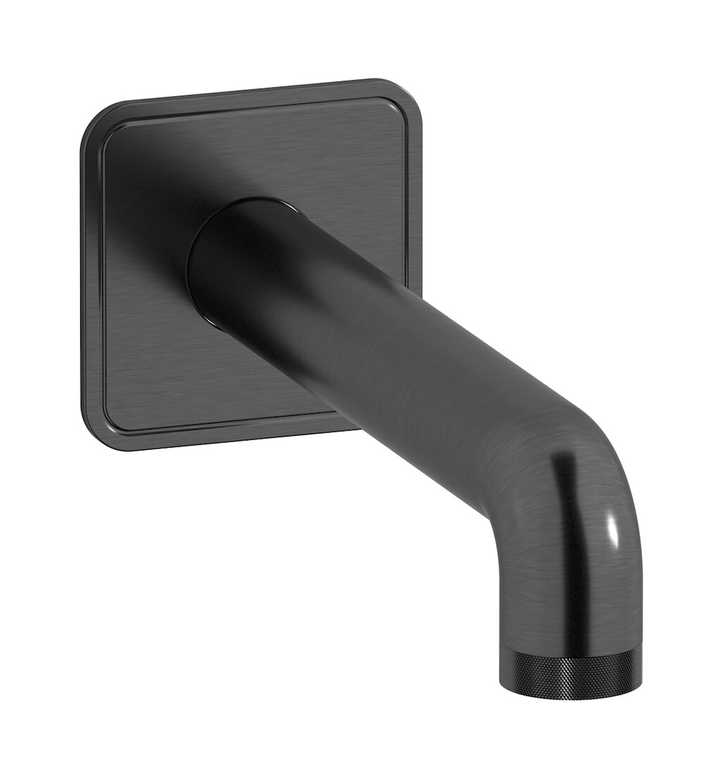 Настенный излив WE ARE IB b2327cs_22 Brushed Black Chrome Bold