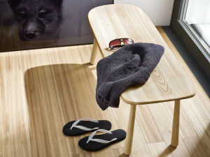 Скамейка для ванной из ясеня