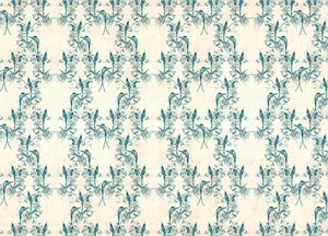 00546 Дизайнерская бумага 21 x 29.7 см СК "Голубые райские птички мини" Чип-Арт