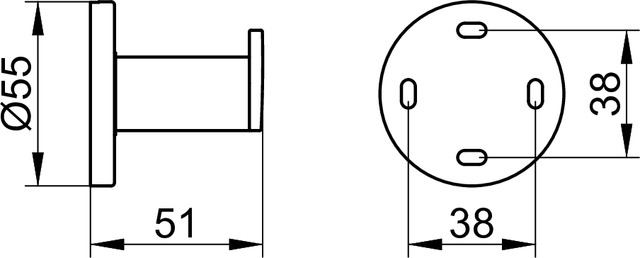 14914010000 Крючок для полотенца KEUCO Plan - Вид №3
