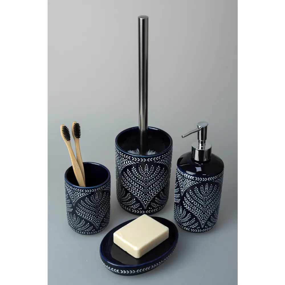 Дозатор для жидкого мыла Proffi Home Aegean цвет синий STLM-2041138 - Вид №4