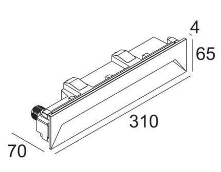 Открытый металлический светодиодный маркер Deltalight Logic ARCH-00070569 - Вид №4