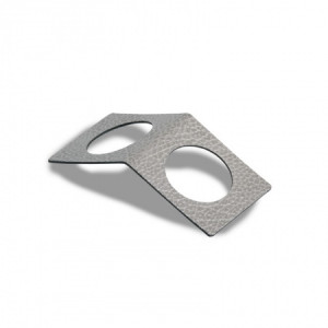 990055 HIPPO gold кольцо для cалфетки 6х14см, набор 2шт;LIND DNA