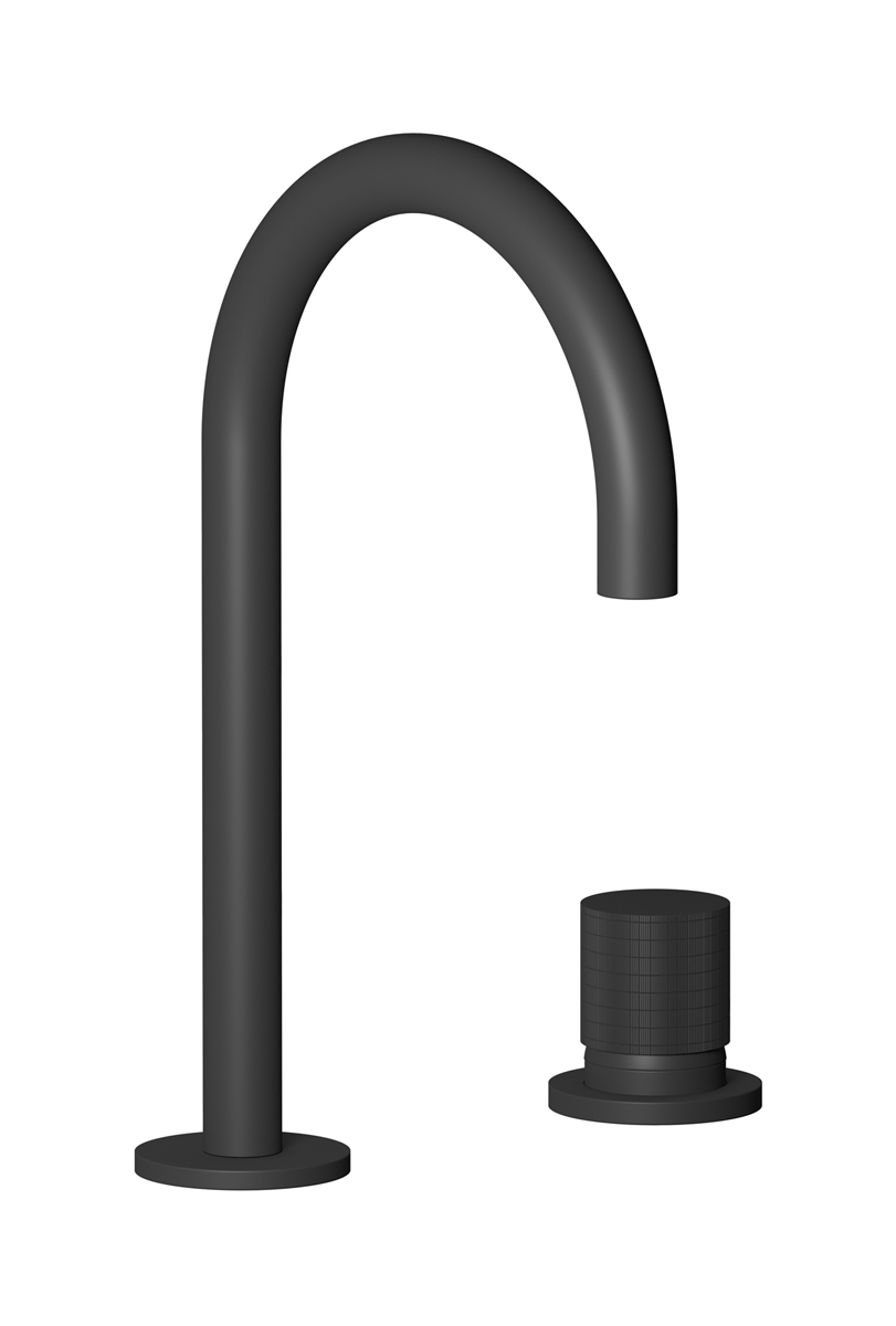 Смеситель для раковины на 2 отверстия WE ARE IB ga394np Matt Black Gatsby