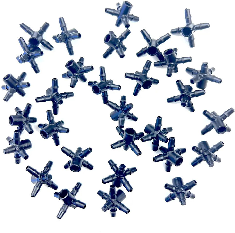 Разветвитель крестовой BOUTTE на 4 выхода для систем капельного полива 87270995