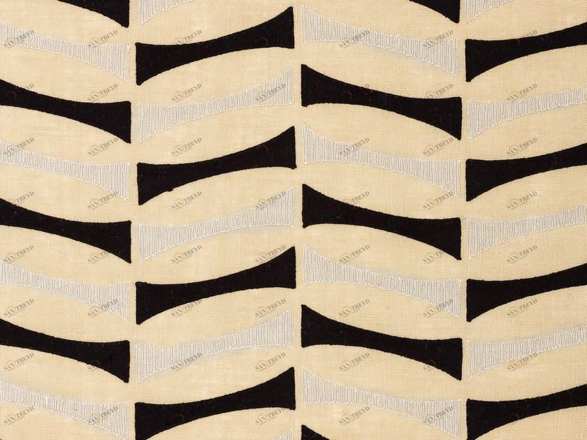 Dedar Вышитая джутовая ткань для штор  T17010 