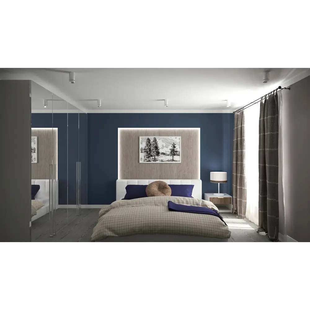 Обои флизелиновые Rasch Florentine синие 0.53 м 449860 STLM-2107411 - Вид №5