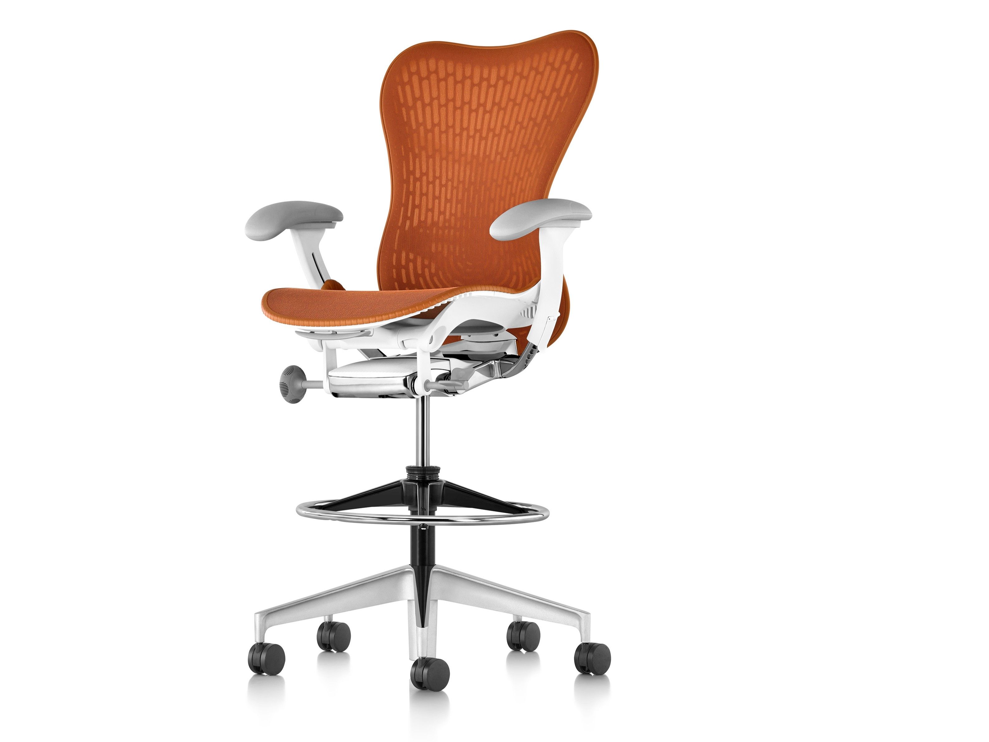 Бабочка ткань поворотный эргономичный офисный стул Herman Miller Mirra 2 ARCH-00007756