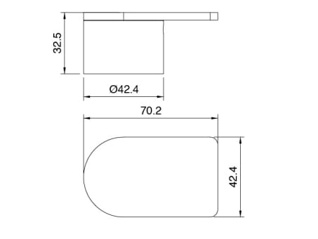 Набор для ванны с 4 отверстиями из нержавеющей стали с ручным душем Zazzeri Q316 ARCH-00055032 - Вид №2